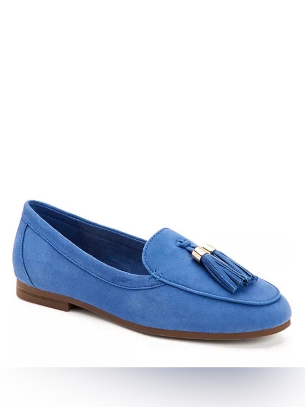 Charter Club Margott Blue Suede Tassel Loafers Flats - Size 9